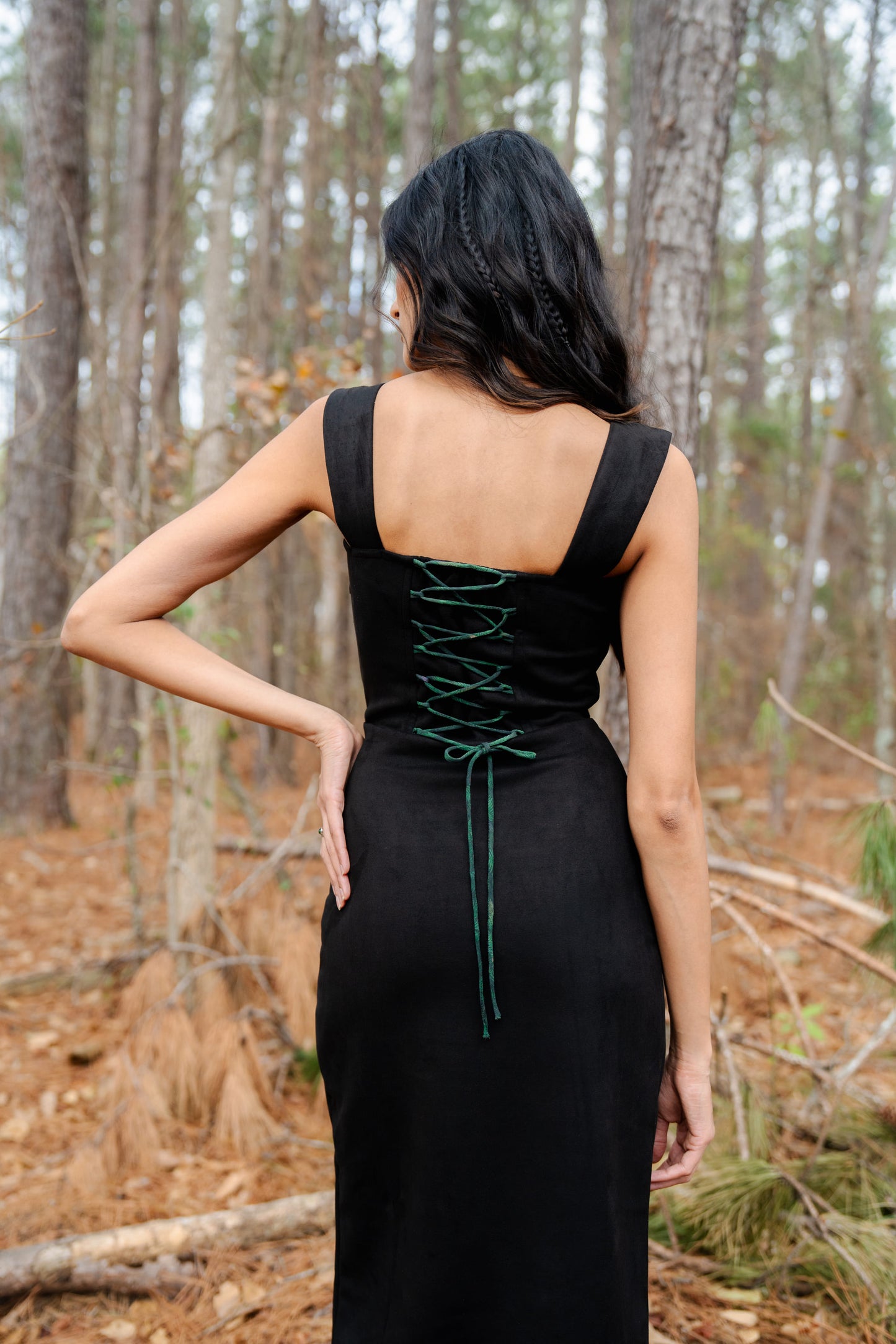 Forest Noir Corset Dress
