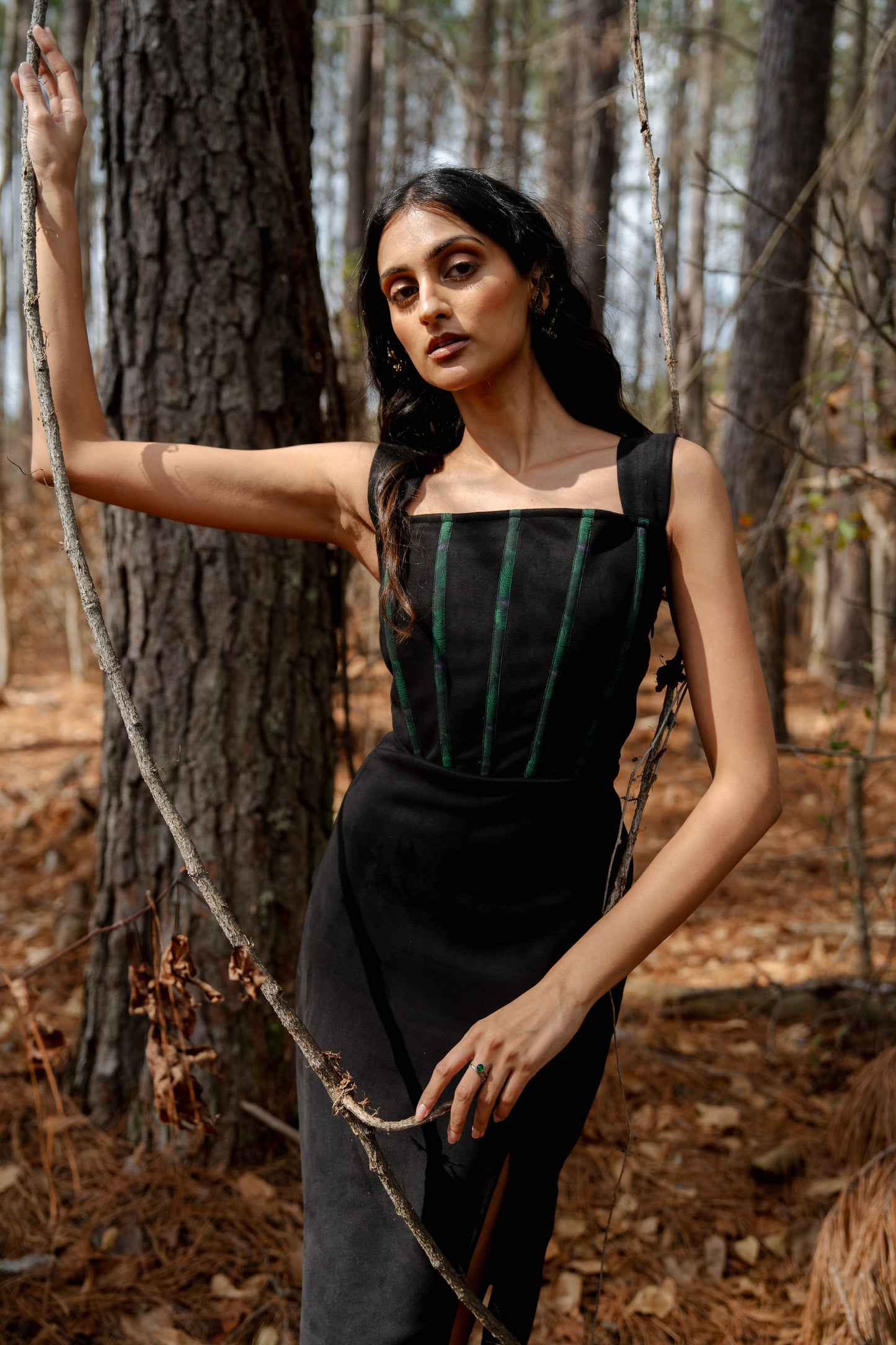 Forest Noir Corset Dress