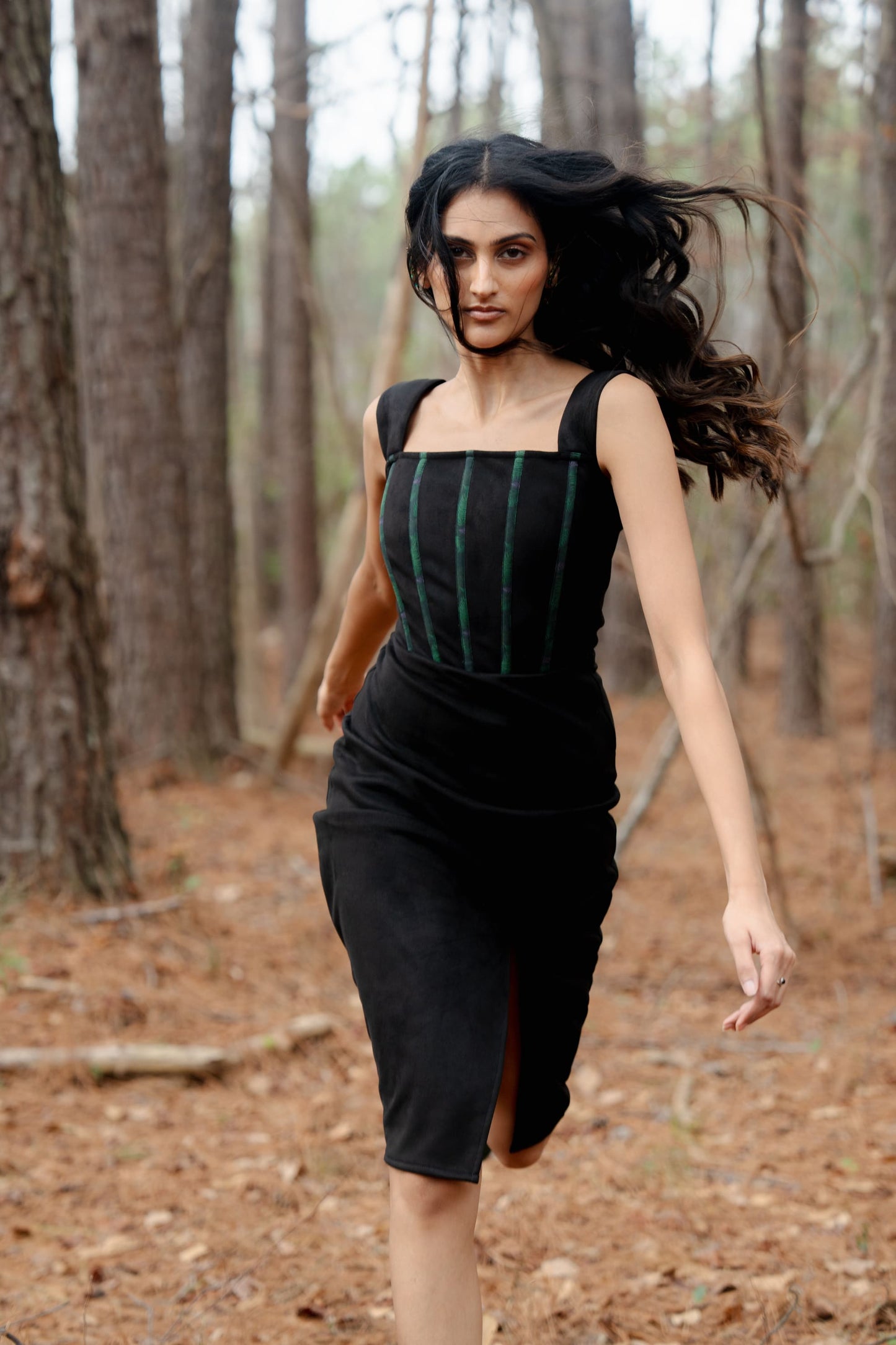 Forest Noir Corset Dress
