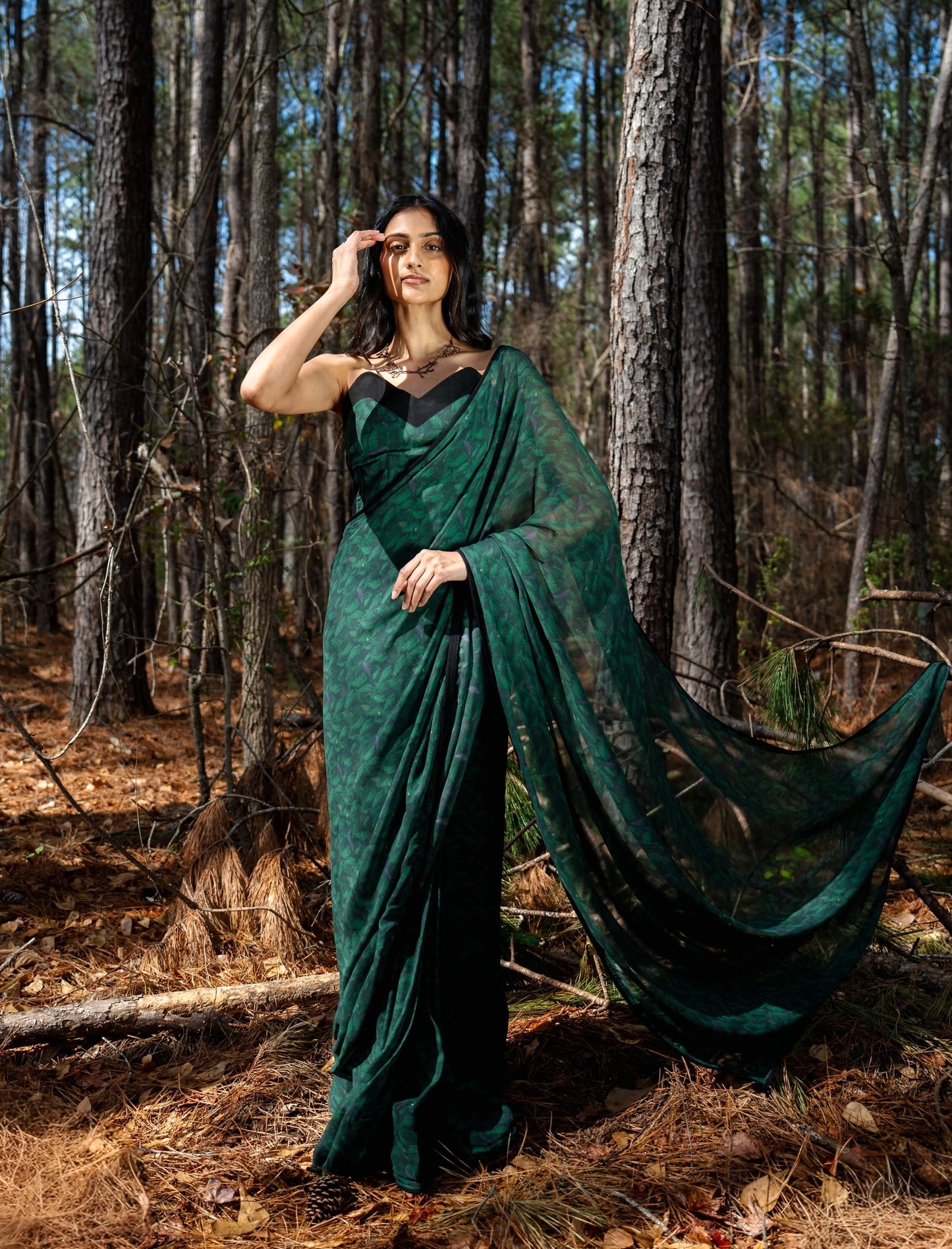 Rooted Canopy Fern Sari