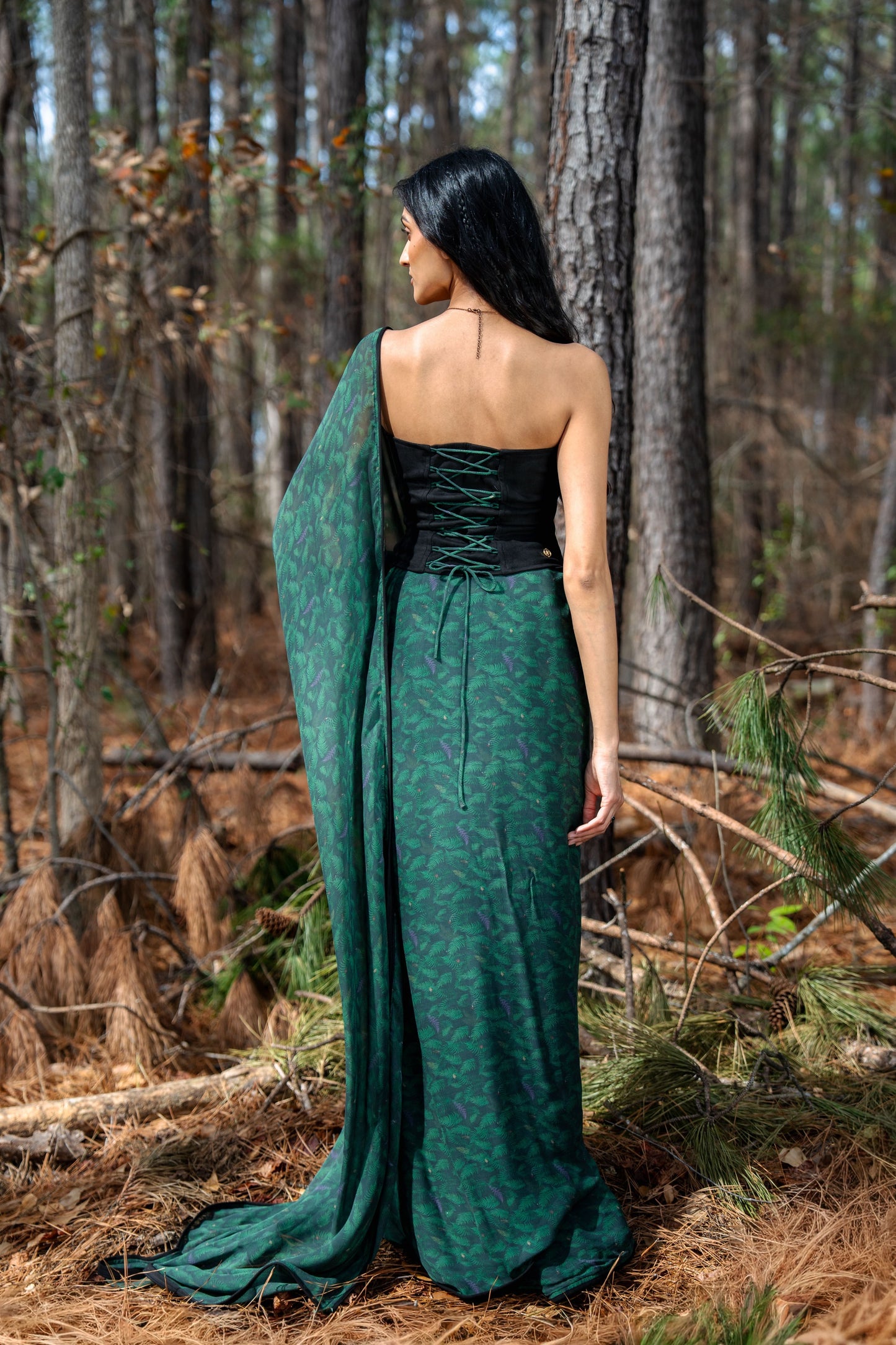 Rooted Canopy Fern Sari