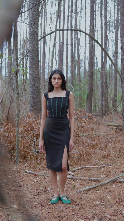 Forest Noir Corset Dress